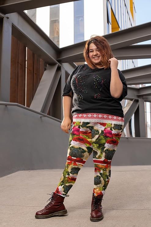 Curve Leggings (14-18 UK Size) - Pugmas