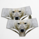 Ear Pantie - Polar Bear (6-10 UK Size)