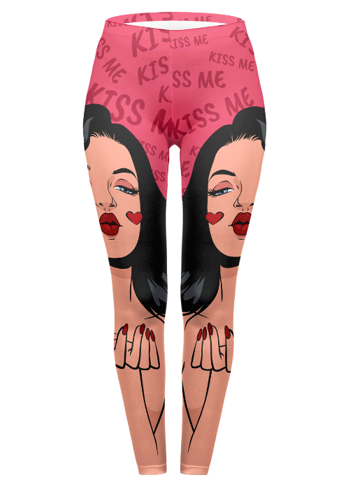 Regular Leggings (8-12 UK Size) - Kiss Me