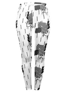 Regular Leggings (8-12 UK Size) - Houndstooth - Kukubird-UK