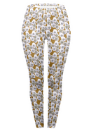 Regular Leggings (8-12 UK Size) - Pansies