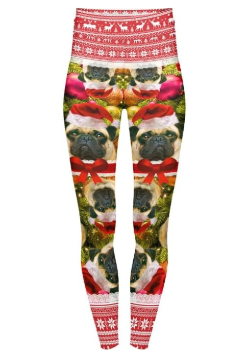 Highwaisted Leggings (10-16 UK Size) - Pugmas