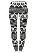Regular Leggings (8-14 UK Size) - Winter Dots