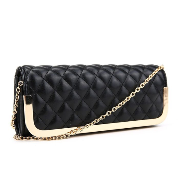 The Diamond Stitched Clutch