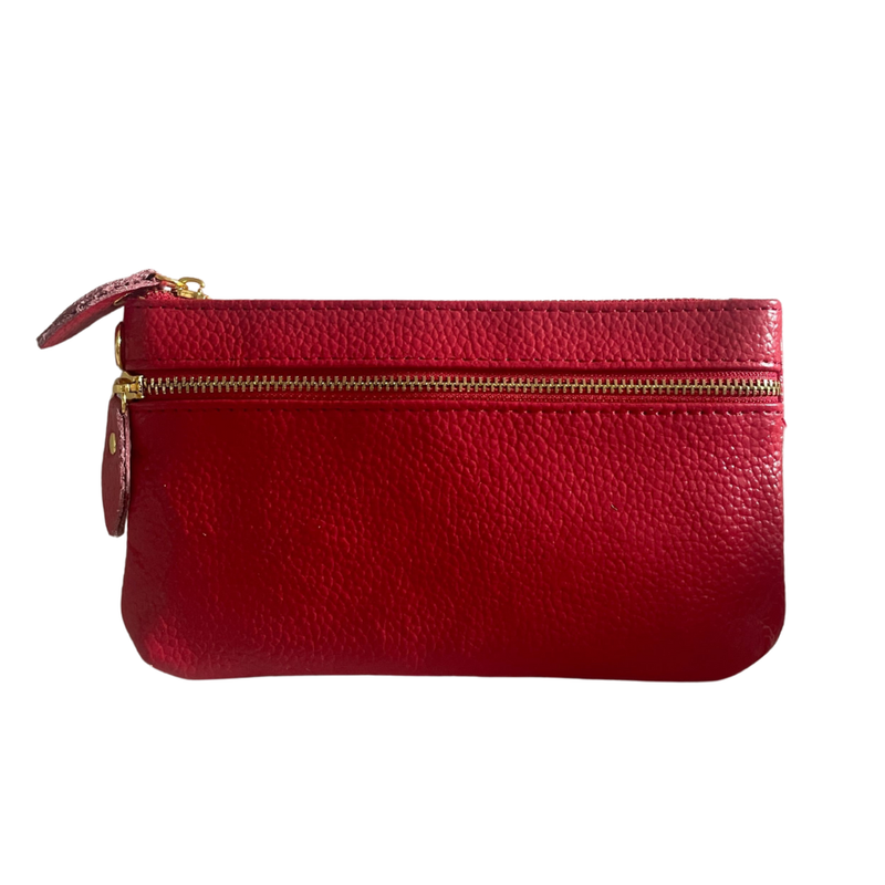 Red Zipper Pouch