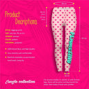 Regular Leggings (8-12 UK Size) - Flamezing Hearts - Kukubird_UK