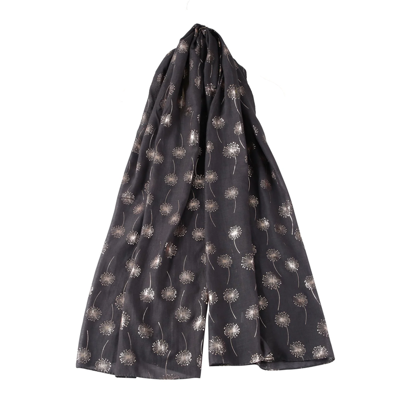 Dandelions Golden Foiled Scarf