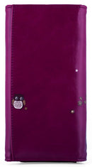 Kukubird Large Purse 2 owl's love - Purple - Kukubird_UK
