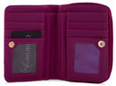 Kukubird Medium Purse 2 owl's love - Purple - Kukubird_UK