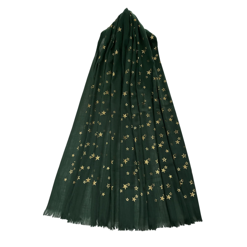 Gold Star Foiled Scarf