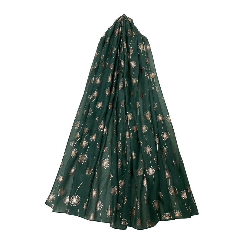 Dandelions Golden Foiled Scarf