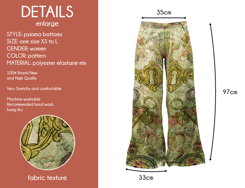 Loungewear Vintage Key (UK Size 8-14) - Kukubird-UK