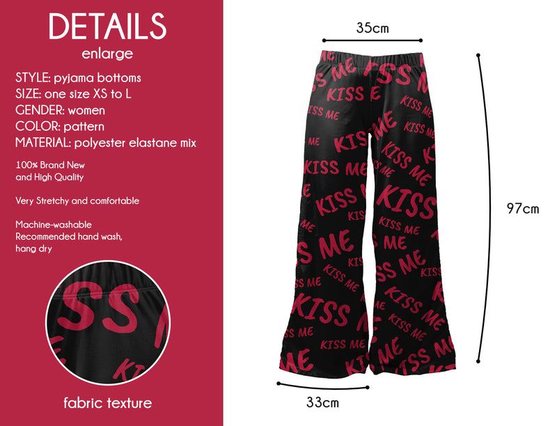 Loungewear Kiss Me (UK Size 8-14) - Kukubird-UK