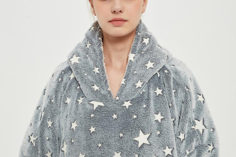Blanket Sweatshirt - Grey Stars Blanket