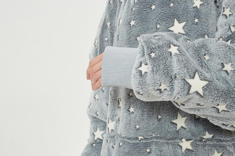 Blanket Sweatshirt - Grey Stars Blanket